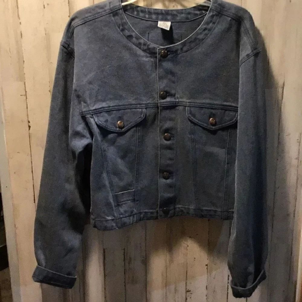Denim jacket  By crazy horse, legend, size large
